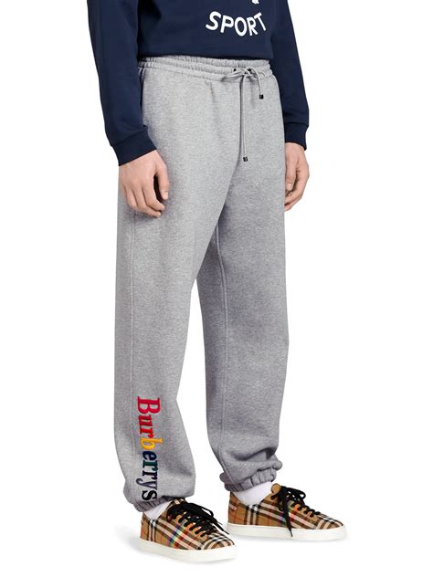 burberry rainbow track pants|burberry jogger sweatpants.